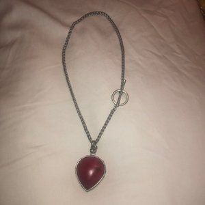 Red Stone Necklace